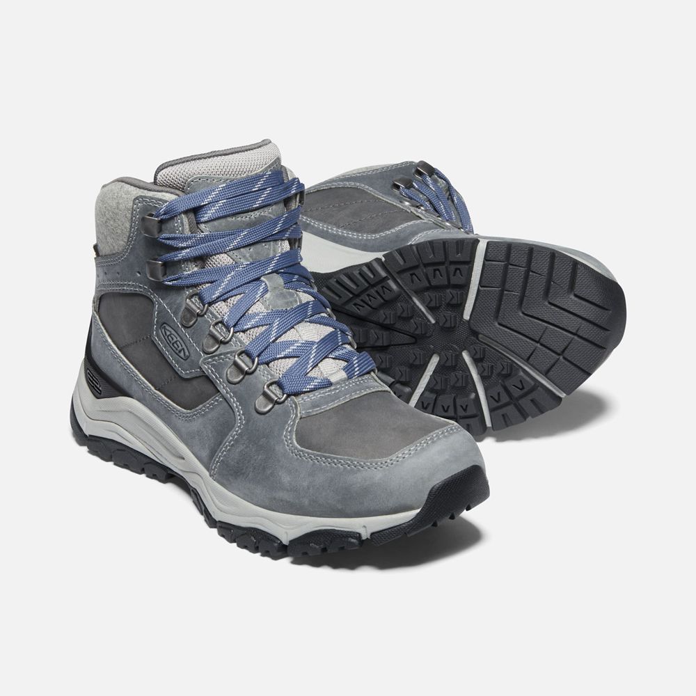 Keen Outdoor Bot Kadın Gri - Innate Deri Waterproof - Türkiye ZBET94260